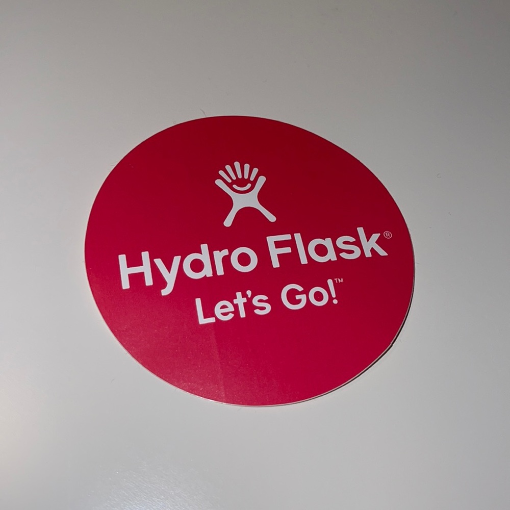 10/$10 pink hydro flask sticker